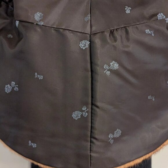 HENRI KESSLER Blonde Mink Fur Stole Evening Wrap Cape Lined Vintage Beautiful! - Picture 8 of 9